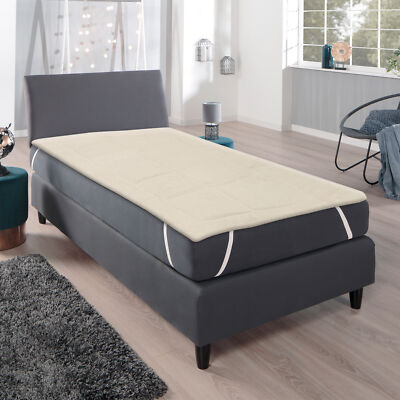 Matratzenauflage Matratzenschoner Öko-Tex Sherpa Fleece Matratzen Boxspringbett