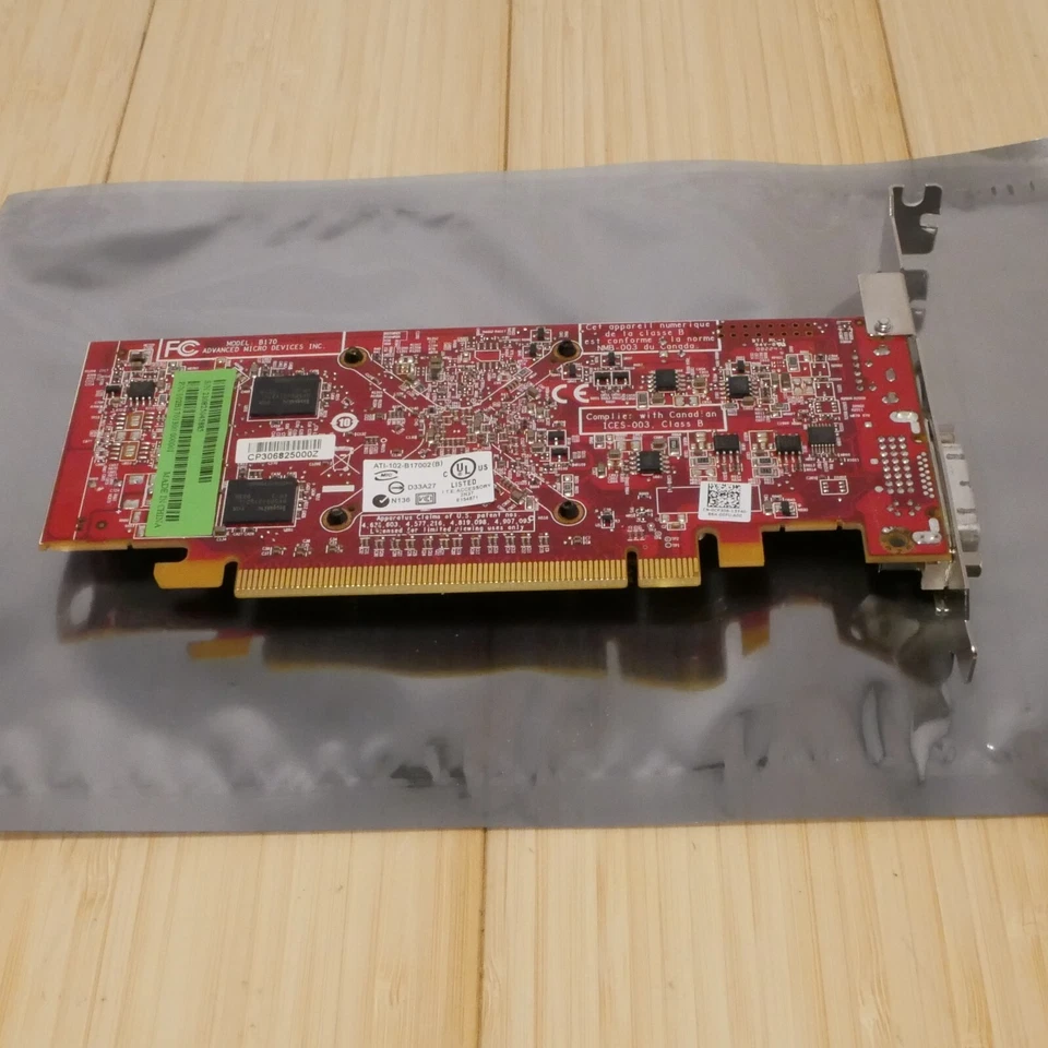 ATI Radeon HD-2400 256MB PCI-e Video Card ATI-102-B17002(B) Fanless - Tested 01 - Image 2 of 4