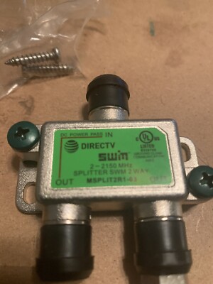 Directv MSPLIT2R1-03 2-Way Wide Band SWM Splitter. Brand New!!!