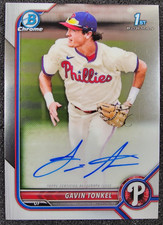2022 Bowman Chrome 1st AUTO Gavin Tonkel #CPA-GTL Phillies