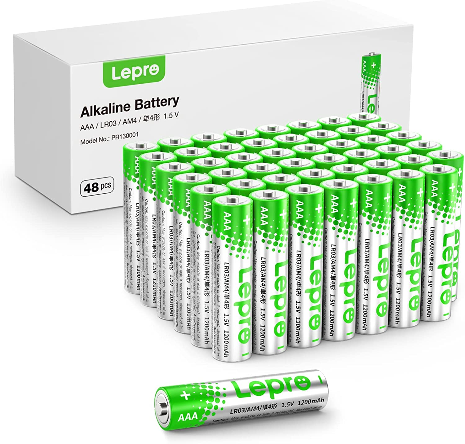 AAA Batteries 48 Pack, Triple a Batteries with Ultra Long-Lasting Power – High P-image