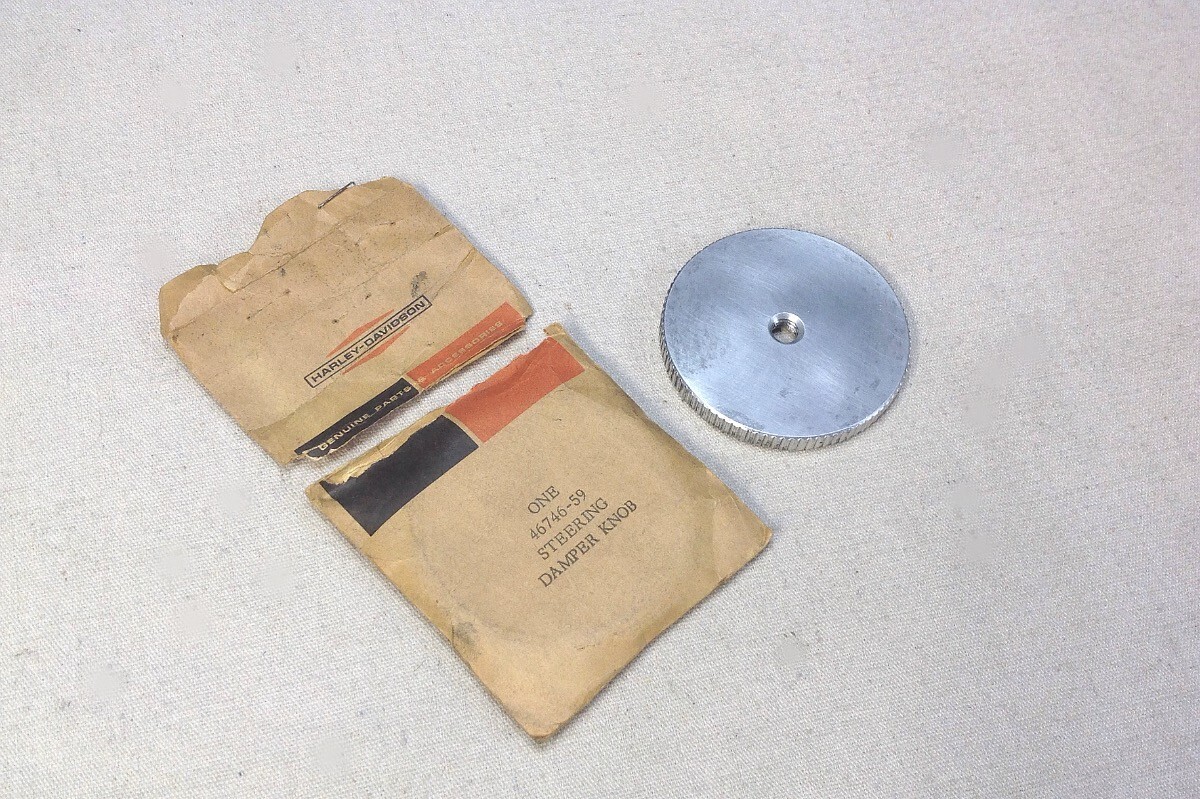 Harley XLCH Sportster Steering Damper Knob, 1959-? (OEM/NOS #46746