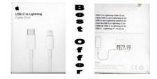 NEW Sealed Genuine Apple USB-C to Lightning Cable 2m white A2441 MQGH2AM/A