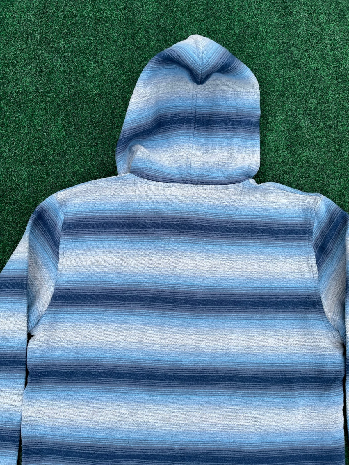 Pendleton Blue Striped Henley Doublesoft Pullover… - image 3
