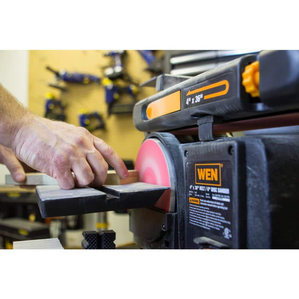 4.3 Amp Corded 4 in. x 36 in. Belt and 6 in. Disc Sander