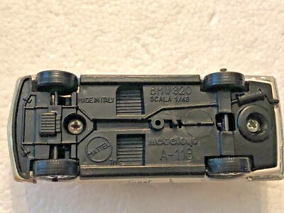MEBETOYS BMW 320 1/43 SCALE GRAND TOROS A113 BY MATTEL | eBay