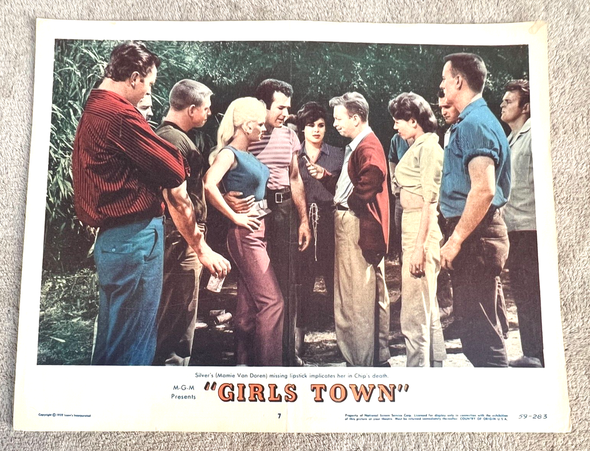Vintage 1959 Movie Poster 14” x 11” -- 