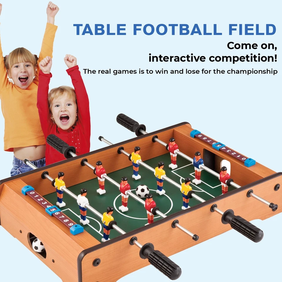 Mini Table Foosball Football Family Game Kids Sport Toy Set Christmas Gift- 20in - Image 3 of 4