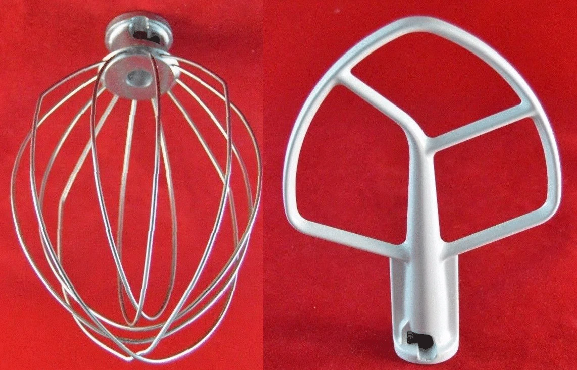 K5AWW Stand Mixer 5 Quart Wire Whip & K5AB Flat Beater 5QT For KitchenAid
Opens in a new window or t