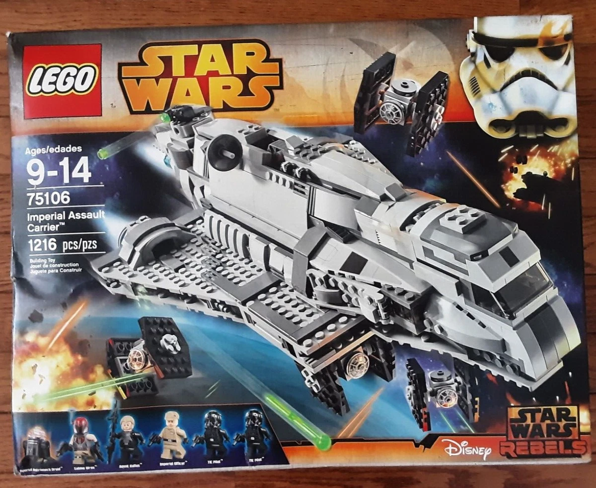 Lego Star Wars 75106 Imperial Assault Carrier box damige