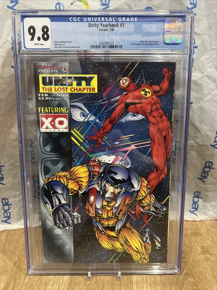 UNITY: The Lost Chapter # 1 .Valiant 漫画评级漫画 CGC 9.8 新板 — 第 2/3 张图片