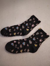 Leopard hearts Crew socks 275641