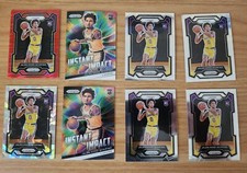 2023-24 Panini Prizm (8) Jalen Hood-Schifino Rookie Cards Red #/99 & Cracked Ice