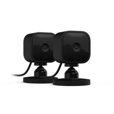 Blink Mini 1080p Wi-Fi Indoor Security Camera - Black, Pack of 2 (B09N6QBMTW)