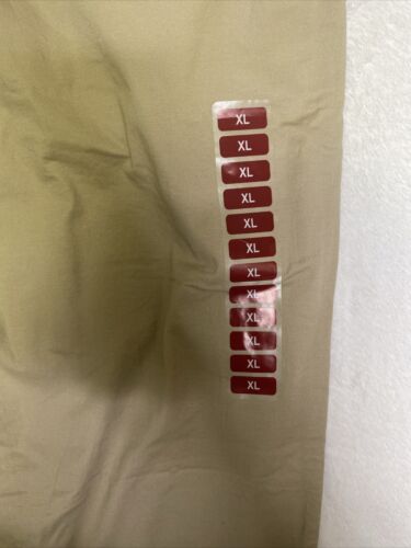 Pantalones de chándal Gap de sarga elástica para hombre talla XL bronceados humus nuevos con etiquetas 37x29 - Imagen 13 de 14