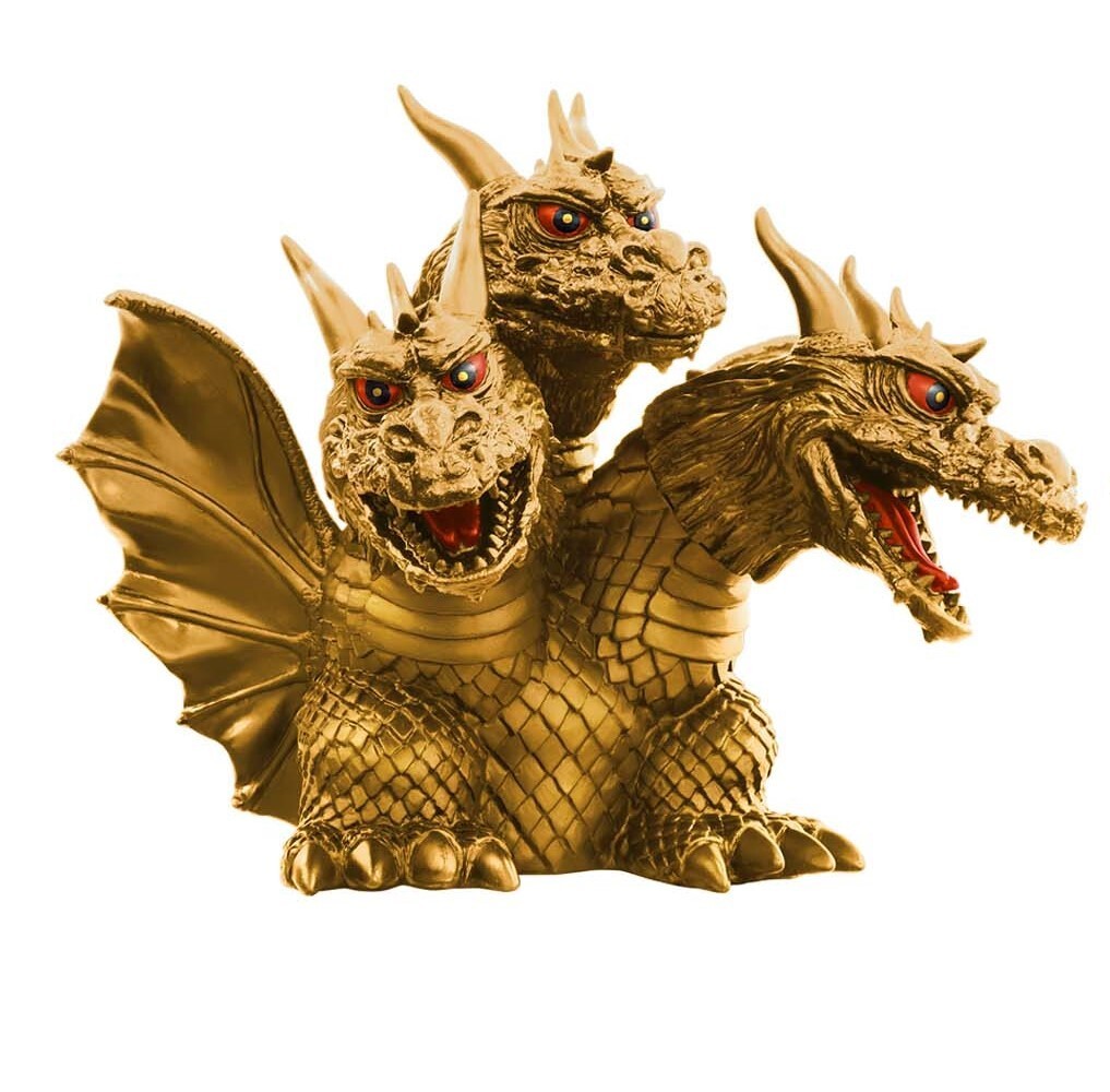 キングギドラ 1964　KING GHIDORAH　海外製アクションフィギュア Amazon.com: TwCare King Ghidorah, 1964 Movie Series Movable