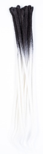 DreadLab - einseitige synthetische Dreadlocks 10er-Pack gehäkelte Ombre Extensions - Bild 18 von 23