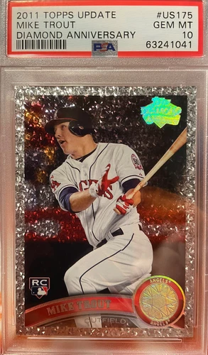 Mike Trout RC Topps Update Diamond Anniversary PSA 10 #US175