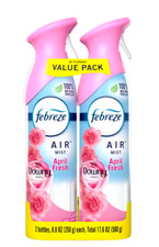 Febreze Air Freshener Spray With Downy April Fresh Scent - 2 Pack 8.8 oz. Each