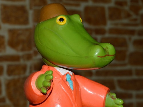 1960s ! VTG Celluloid Character TOY RUSSIAN Soviet DOLL alligator CROCODILE GENA - Picture 2 of 12