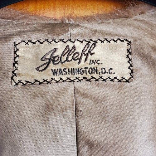 Jelleff Washington DC Mink Fur Stole Fur Label Authority Label Vintage - Picture 6 of 9