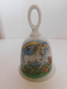 VINTAGE PAPEL UNICORN RAINBOW BELL