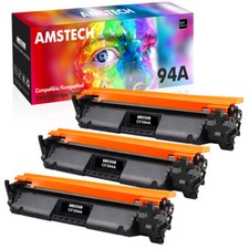 3x CF294A Black Toner Fits For HP 94A LaserJet Pro MFP M148dw fdw M118dw Printer