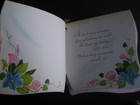 UNUSED vintage greeting card Multi-page diecut ANNIVERSARY His & Her Towels — photo 3
