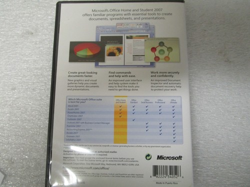 Microsoft Office 2007 Home & Student (3 Computer/s) - Full Version - Picture 4 of 5