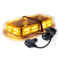 Xprite 36 Led Strobe Light Bar W Magnetic Base Car Rooftop Emergency Warning
