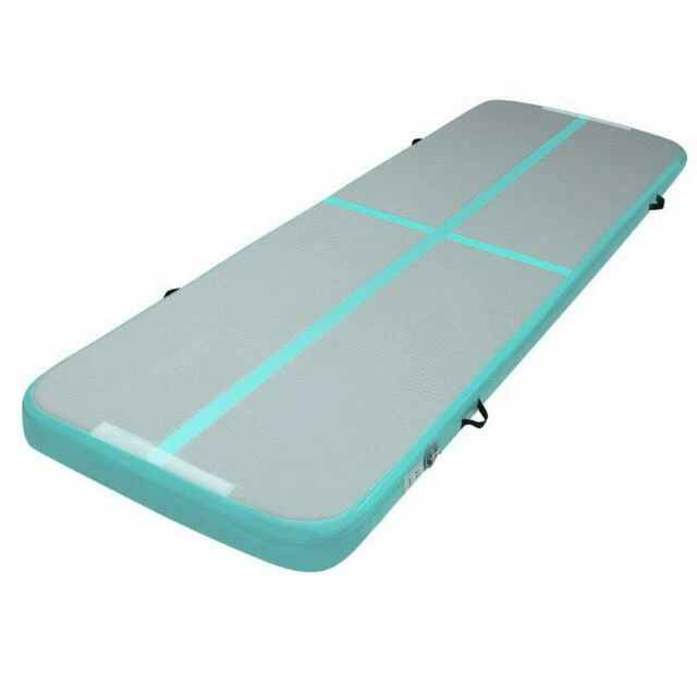 Everfit 3 x 1 m Inflatable Air Mat - Mint & Grey