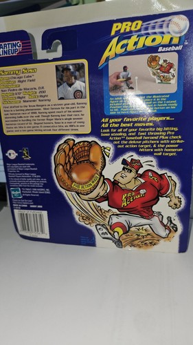 Starting Lineup Pro Action Figure Sammy Sosa Chicago Cubs, Baseball 98 Hasbro - Picture 6 of 7