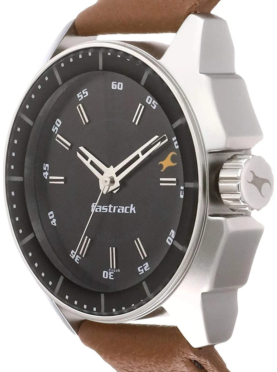 Fasttrack Wrist Watch for Men Fastrack Black Magic Analog Black