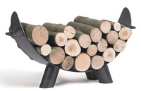 Kaminholzregal „Mila“ Brennholzregal Kaminholzablage Kaminholz HolzstäNder Regal