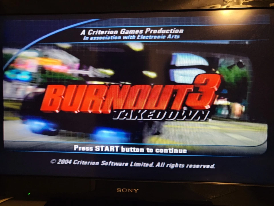 Burnout 3 Takedown PlayStation 2, solo disco suelto, probado y funcionando Foto 3 de 4