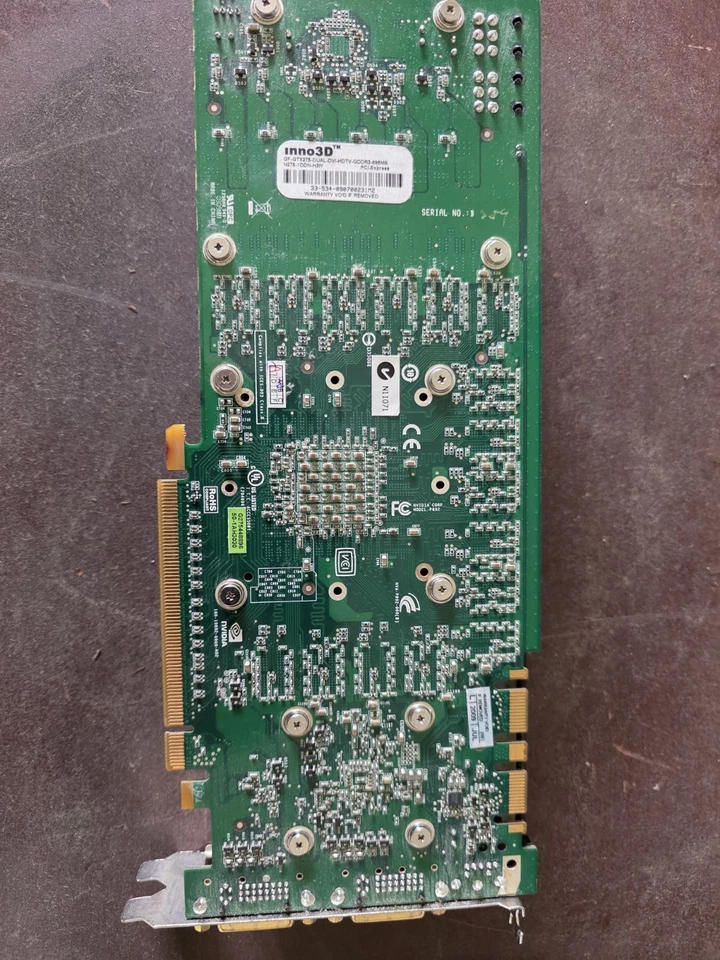 Inno3D GeForce GTX 275 896MB GDDR3 PCI-E Graphics Card N275-1DDN-H3IY Vintage - Image 3 of 4