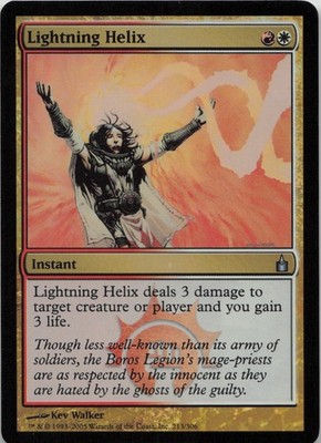 Lightning Helix - FOIL - U Ravnica: City of Guilds 213 - MTG
