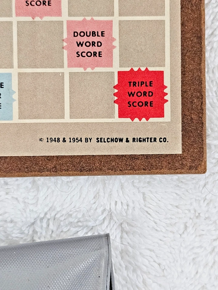 VTG 1950s Scrabble Magnetic Travel Edition Selchow & Righter Complete Game USA - Image 4 of 4