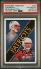 2000 FLEER TRADITION #352 TOM BRADY ROOKIE RC PSA AUTHENTIC DNA SIGNED AUTO 10