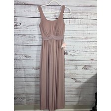 Birdy Grey Bridesmaid Dress Mauve Long Maxi Gown Women's XS NWT