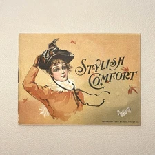 1895 Victorian Fashion Advertising Booklet Equipoise Waists Jos. Horne & Co.