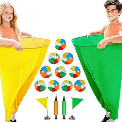EFCRBS Granny Pants Yard Game for Kids (31.5 in *24 in), Small, Yellow,Green 