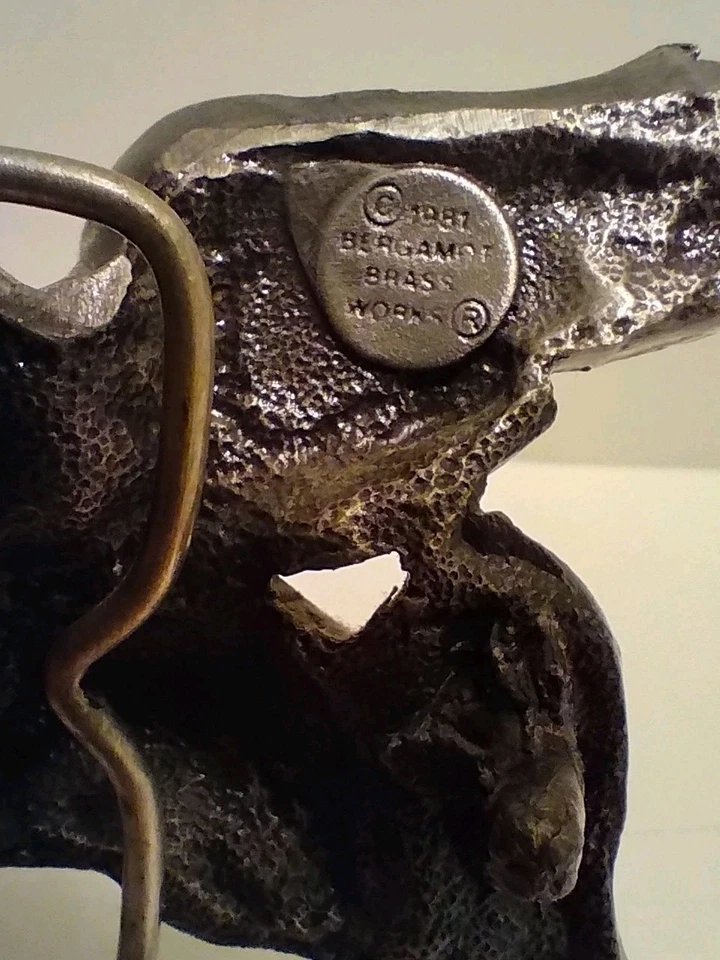 Vintage 1981 Bergamot Brass Works Pegasus Belt Buckle - Image 4 of 4