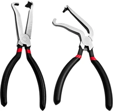 2-Piece Electrical Disconnect Pliers Set – Push Tab & Fuel Line Removal Tool