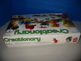 LEGO CREATIONARY Game 3844 Board Set + Manual & Box Pieces Kids Toy See pics