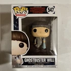 Funko Pop! Stranger Things Ghostbuster Will Byers #547 Vaulted (Box Wear)
