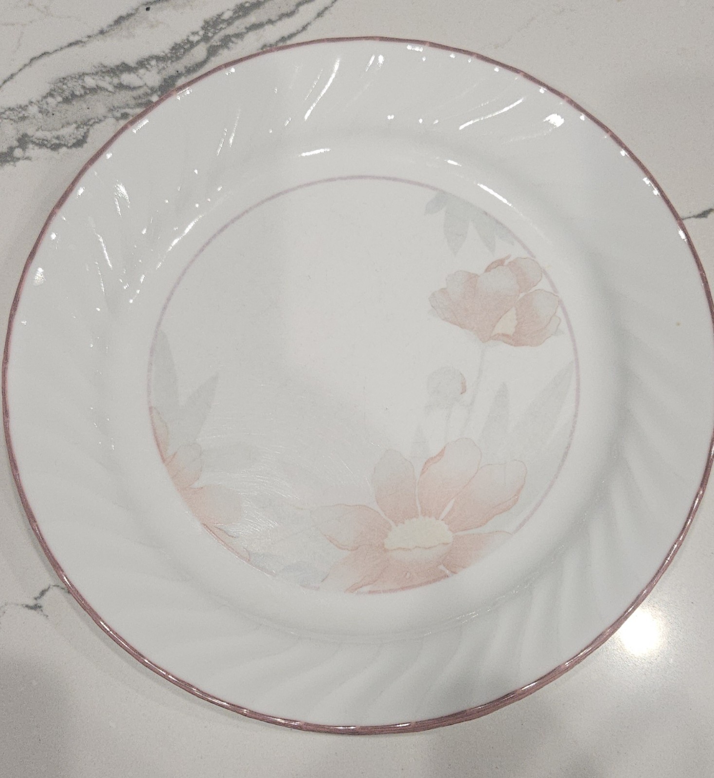 Corelle Retired Peony Swirl 15 Pc Dinnerware Set