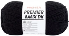 Premier Yarns Basix DK Yarn-Black - 3 Pack