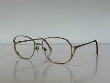Vintage Christian Dior Oval Gold Brown Sunglasses Eyeglasses Frame Only