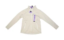 Kirkland Signature Jacket Womens XS Beige Fleece Full Zip Lightweight